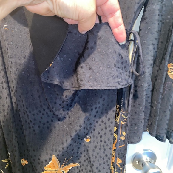 Black wrap around dress XXL Chelsea 28 - Picture 4 of 8